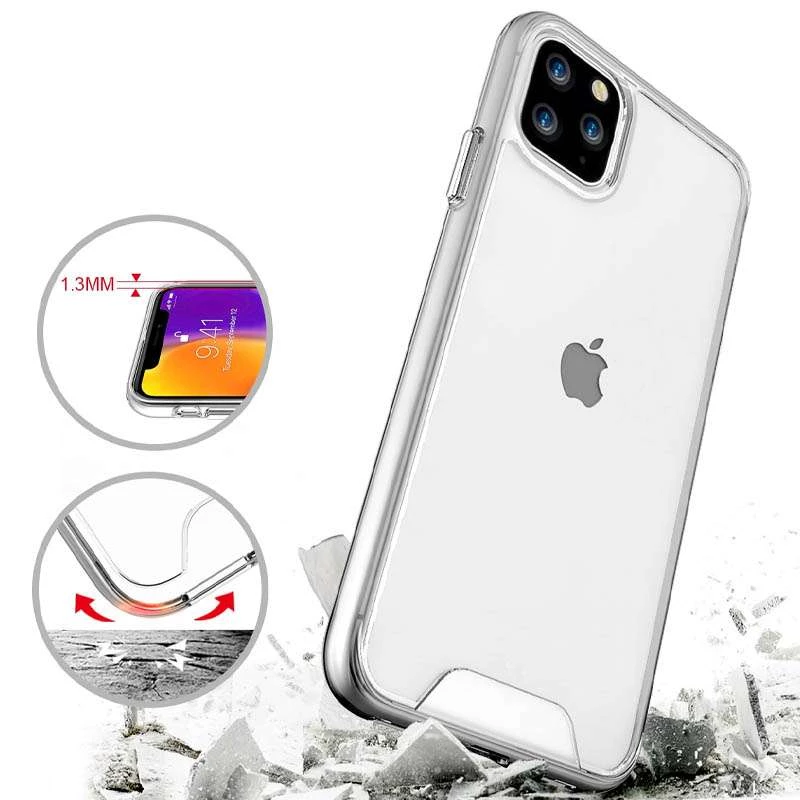 Силіконовий чохол Space Case на Apple iPhone 11 Pro (5.8") – Прозорий. Фото 5 з 6