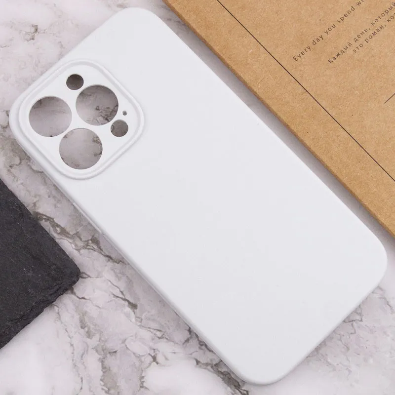 Чехол Silk Full Protective (AA) NO LOGO для Apple iPhone 16 Pro Max – Белый / White. Фото 15 из 18