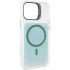 Чохол TPU+PC Jewel Sparkle with MagSafe для Apple iPhone 16 Pro – Aqua Blue. Фото 2 з 8