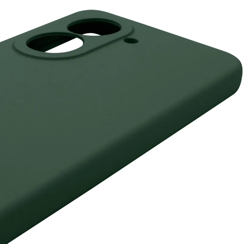 Чохол Silicone Case Lakshmi Premium із закритою камерою для Xiaomi Poco C71 – Зелений / Cyprus Green. Фото 7 з 8