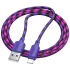 Дата кабель Hoco X116 Meridian USB to Lightning 2.4A (1m) – Gradient Purple Mix. Фото 4 з 7