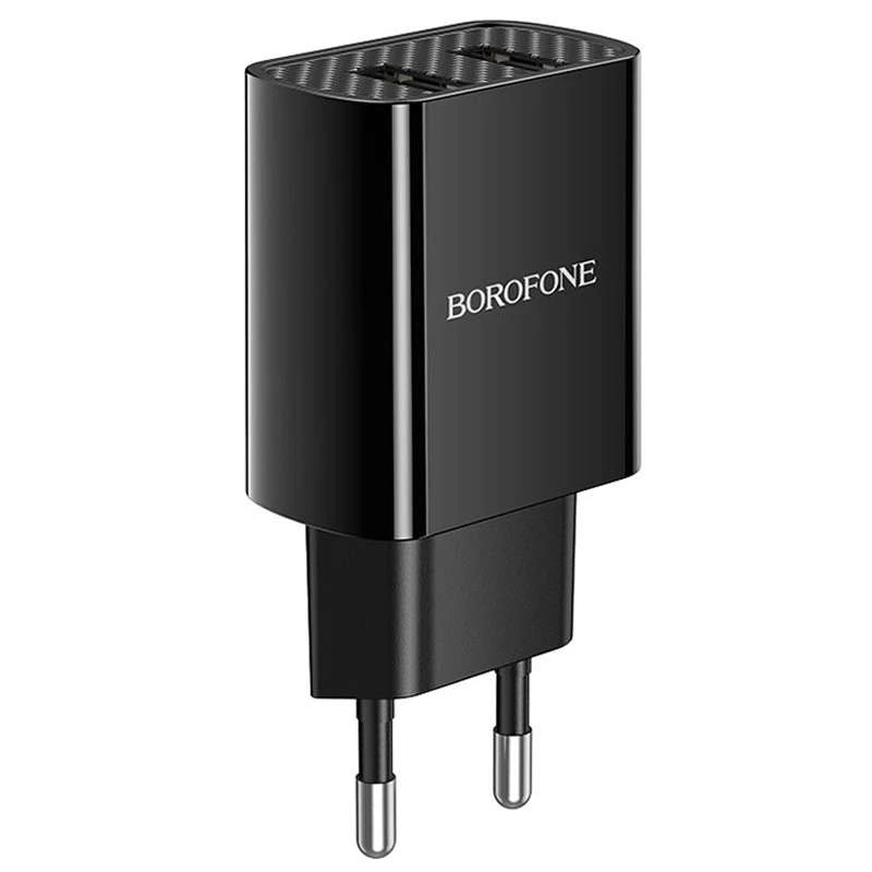 

СЗУ Borofone BA53A Powerway (2USB/2.1A) (Черный), Чорний