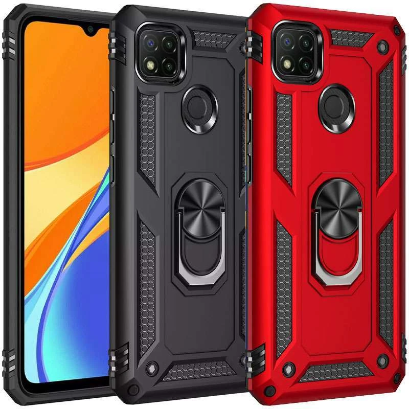 

Протиударний чохол Serge Ring з кільцем на Xiaomi Redmi 10C