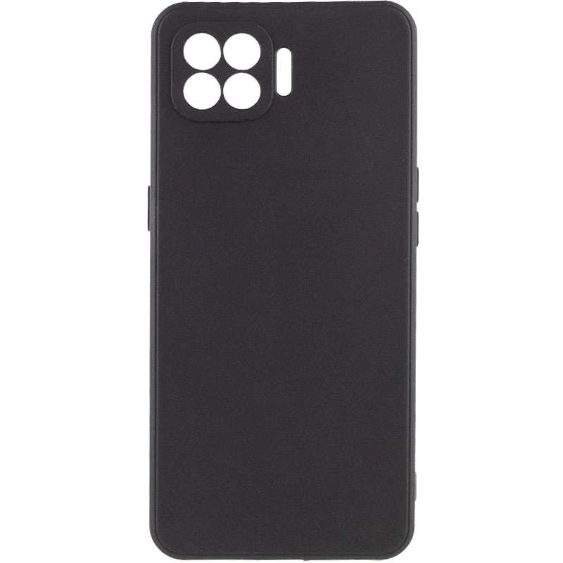 

Цветной силиконовый чехол с защитой камеры для Oppo A93 (Черный / Black), Чорний / black