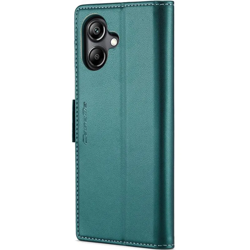 Шкіряний чохол-книжка CaseMe Nappa leather для Samsung Galaxy A07 – Green. Фото 2 з 6