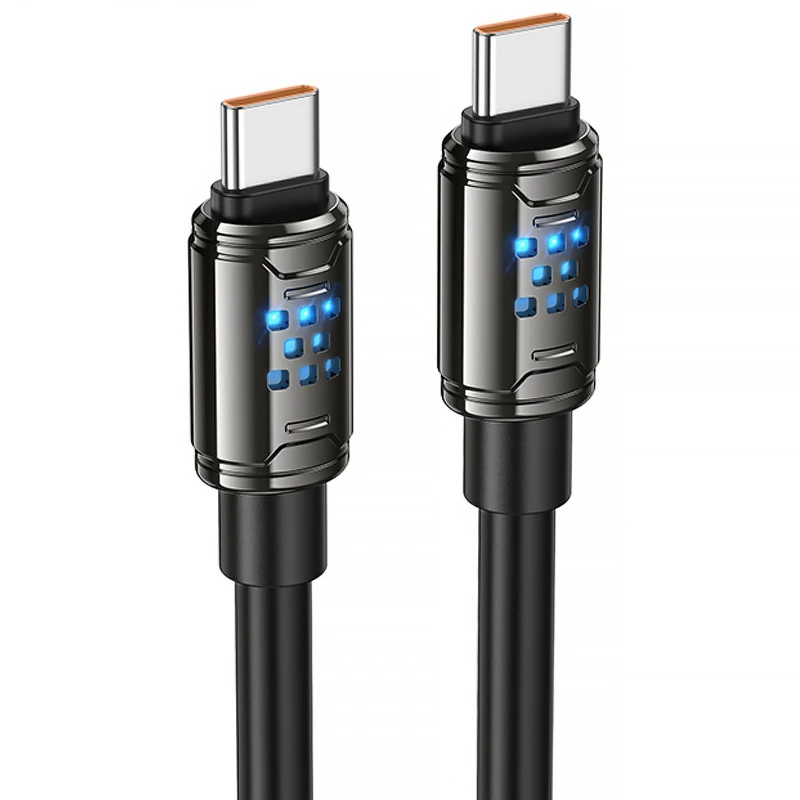 Дата кабель Hoco U143 Joy Type-C to Type-C 240W (1.2m) фото 1 из 1