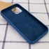 Чохол Silicone Case з закритим низом на Apple iPhone 14 Plus (6.7") – Синій / Navy Blue. Фото 3 з 3