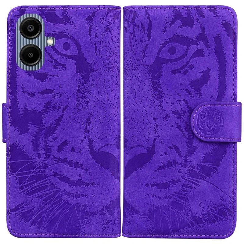Шкіряний чохол-книжка Tiger для Samsung Galaxy A07 – Purple. Фото 6 з 7