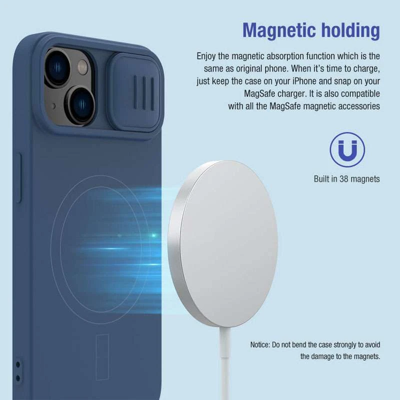 Силіконова накладка Nillkin Camshield Silky на Apple iPhone 14 Plus (6.7") фото 2 з 2