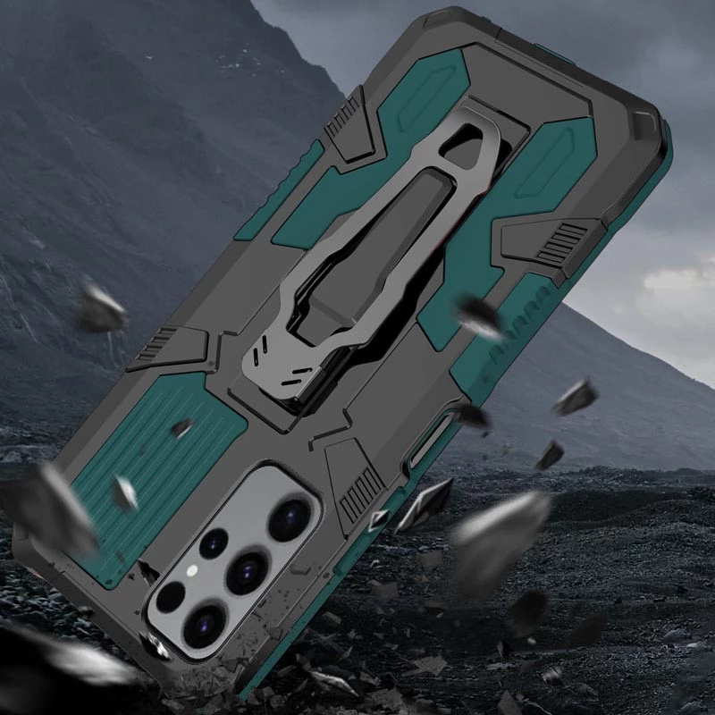 Протиударний чохол Defender Clip на Samsung Galaxy S24 Ultra – Green. Фото 5 з 6