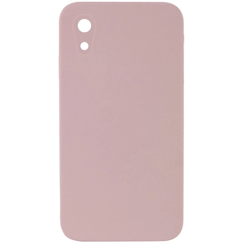 Чохол Silicone Case Square L з захистом камери на Apple iPhone XR (6.1") – Рожевий / Pink Sand. Фото 1 з 3