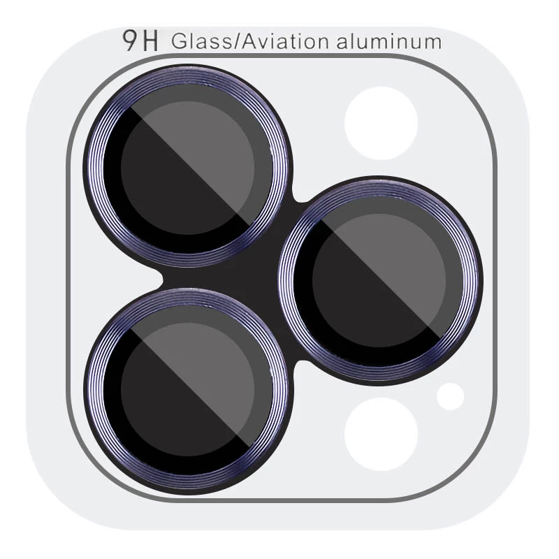 Металеве захисне скло на камеру на Apple iPhone 13 Pro Max (6.7") – Блакитний / Sierra Blue. Фото 3 з 6