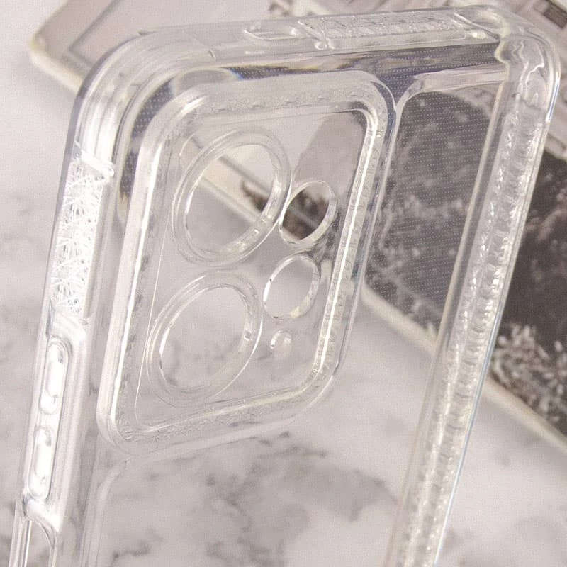 Силіконовий чохол з візерунком на Xiaomi Redmi Note 12 4G – Прозорий. Фото 6 з 8