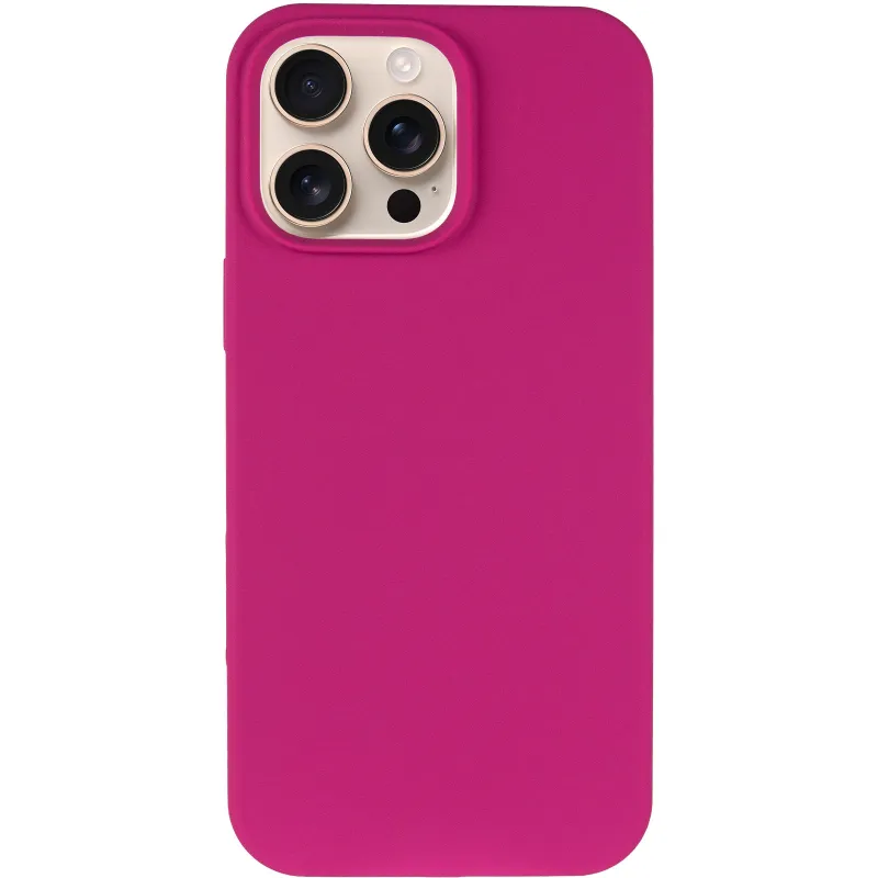 Чехол Silk Full Protective (AA) NO LOGO для Apple iPhone 16 Pro – Малиновый / Dragon Fruit. Фото 4 из 9