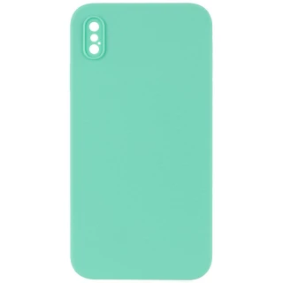 Чехол Silicone Case Square L с защитой камеры для Apple iPhone XS Max (6.5") фото 1 из 1