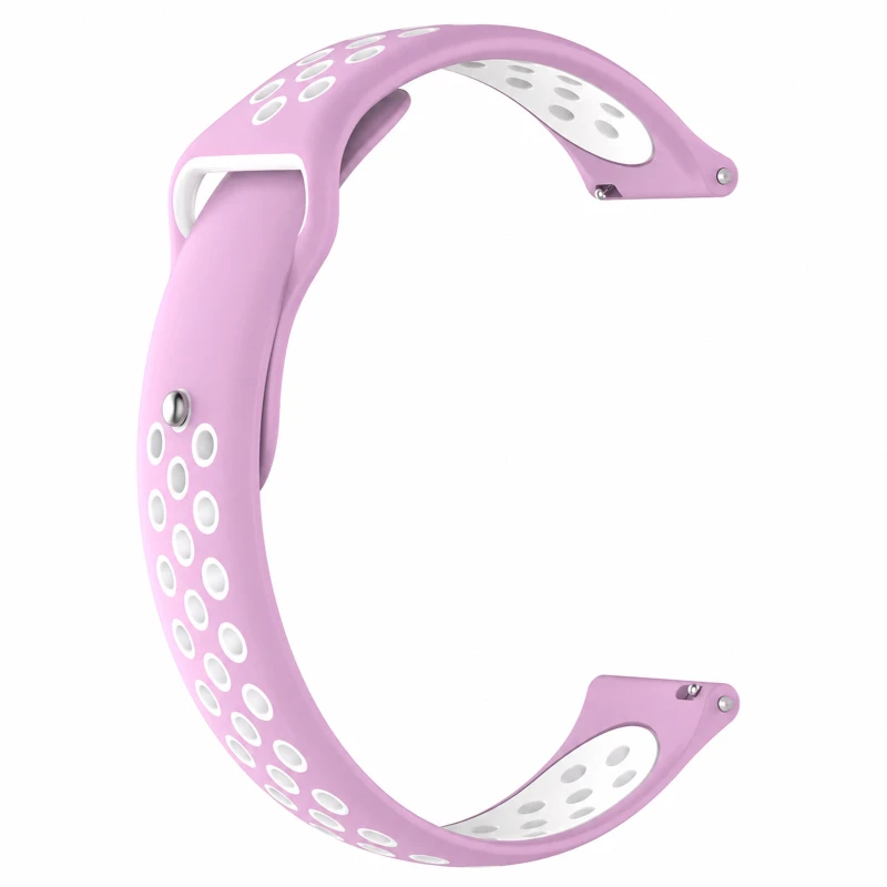 Силиконовый ремешок Active Air для Smart Watch 22mm – Powder / White. Фото 1 из 1