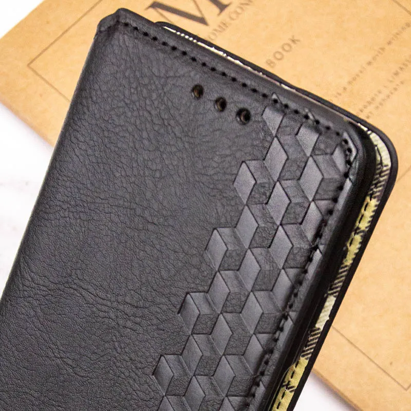 Чехол книжка GETMAN Cubic для Xiaomi 14 – Черный. Фото 8 из 8