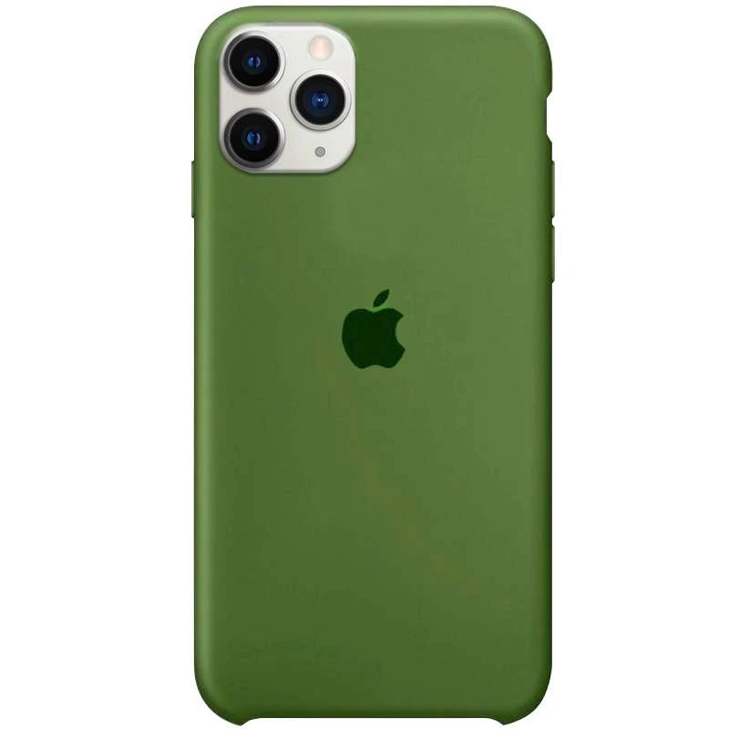 

Чохол Silicone Case на Apple iPhone 11 Pro Max (6.5") (Зелений / Army green)