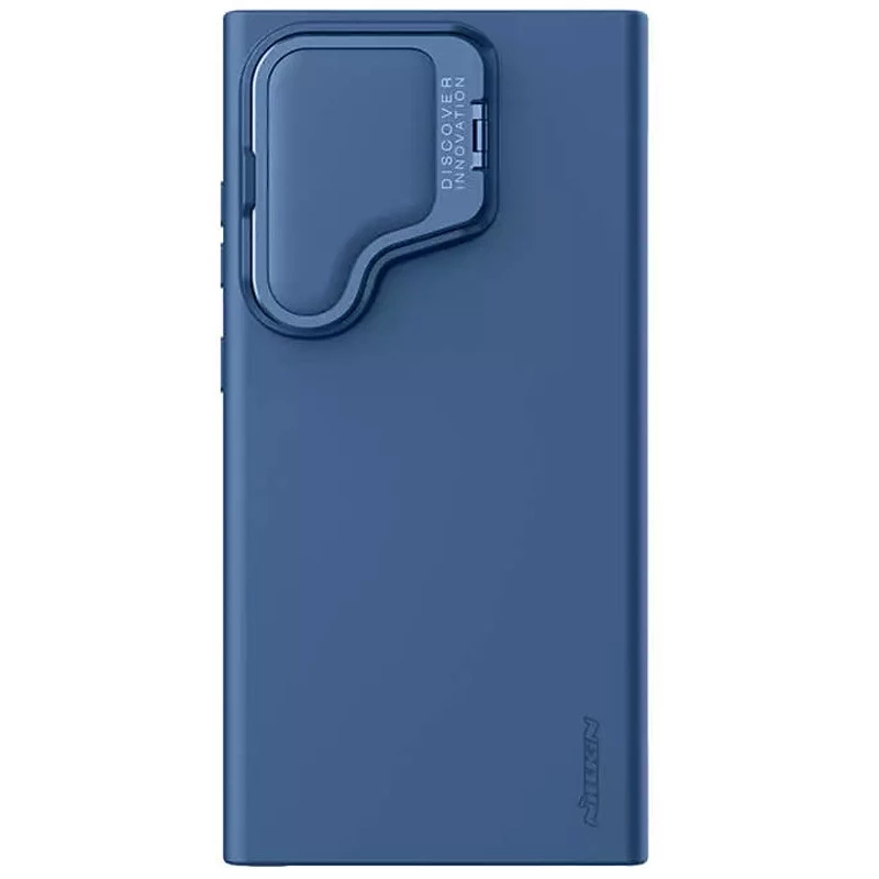 Силиконовая накладка Nillkin Camshield Silky Prop для Samsung Galaxy S24 Ultra – Blue. Фото 4 из 14