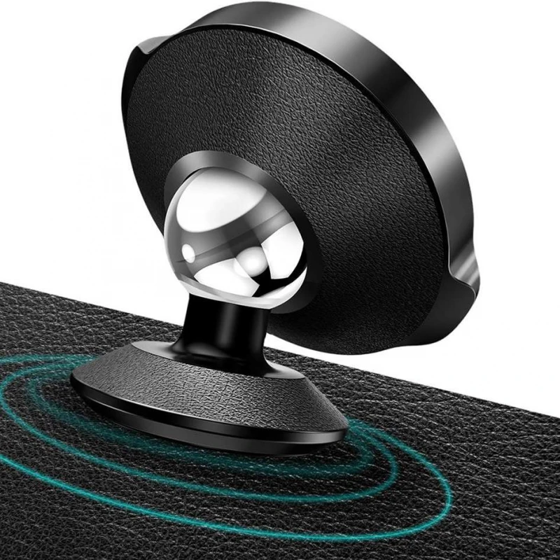 Автотримач Baseus Small Ears Series Vertical Magnetic Bracket Leather Type фото 4 з 5