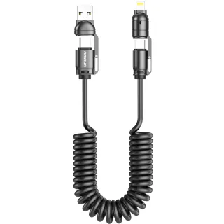 Дата кабель Amaya ACD-330 4in1 Type-C/USB to Lightning/Type-C 240W (2m) фото 1 з 2
