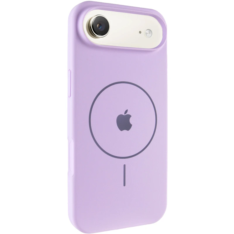 Чохол Silicone Case Full Protective (AA) V2 with MagSafe для Apple iPhone 17 Air (6.5") – Бузковий / Lilac. Фото 2 з 11