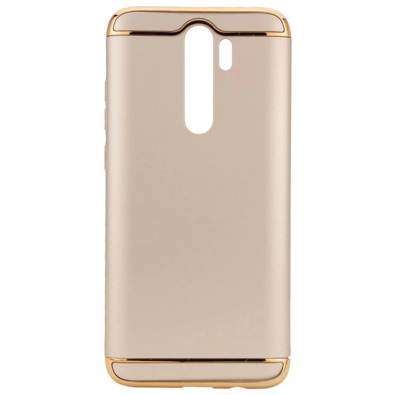 

Пластиковая накладка с хромом для Xiaomi Redmi Note 8 Pro (Золотой), Золотий