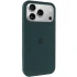 Чохол Silicone Case з закритим низом на Apple iPhone 17 Pro Max (6.9") – Зелений / Forest green. Фото 2 з 6