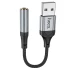 Перехідник Hoco LS36 Fresh USB to 3,5 AUX – Black. Фото 1 з 5