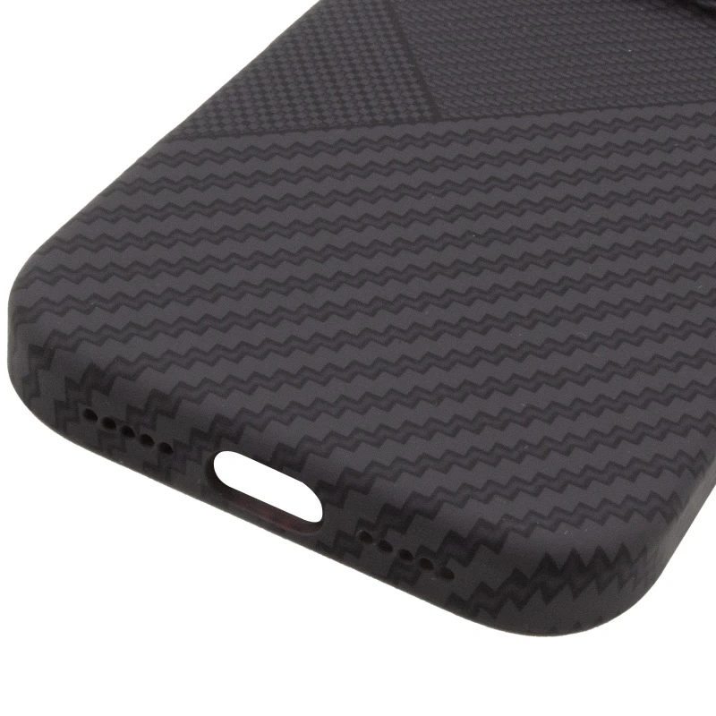 TPU чехол Pixel Craft with MagSafe для Apple iPhone 17 Pro (6.3") – Graphite Flow. Фото 7 из 8