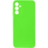 Кольоровий силіконовий чохол GETMAN із закритою камерою для Samsung Galaxy A55 – Салатовий / Neon Green. Фото 1 з 2