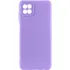 Чохол Silicone Cover Ummi Lakshmi Full Camera (AA) для Samsung Galaxy A22 4G – Бузковий / Dasheen. Фото 1 з 1