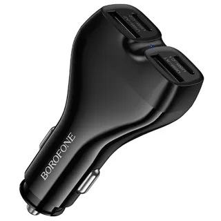 АЗП Borofone BZ35 Leader PD15W+QC3.0 total 30W (2USB-A/2C) фото 1 з 4