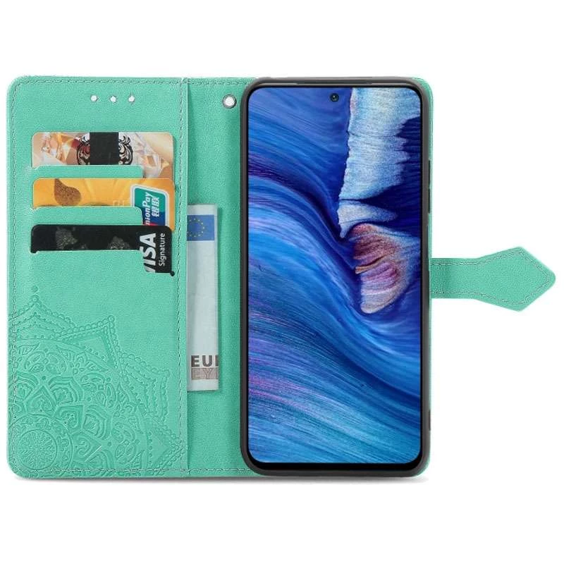 Чохол-книжка Art Case на Xiaomi Poco M3 Pro 4G / 5G – Бірюзовий. Фото 3 з 5