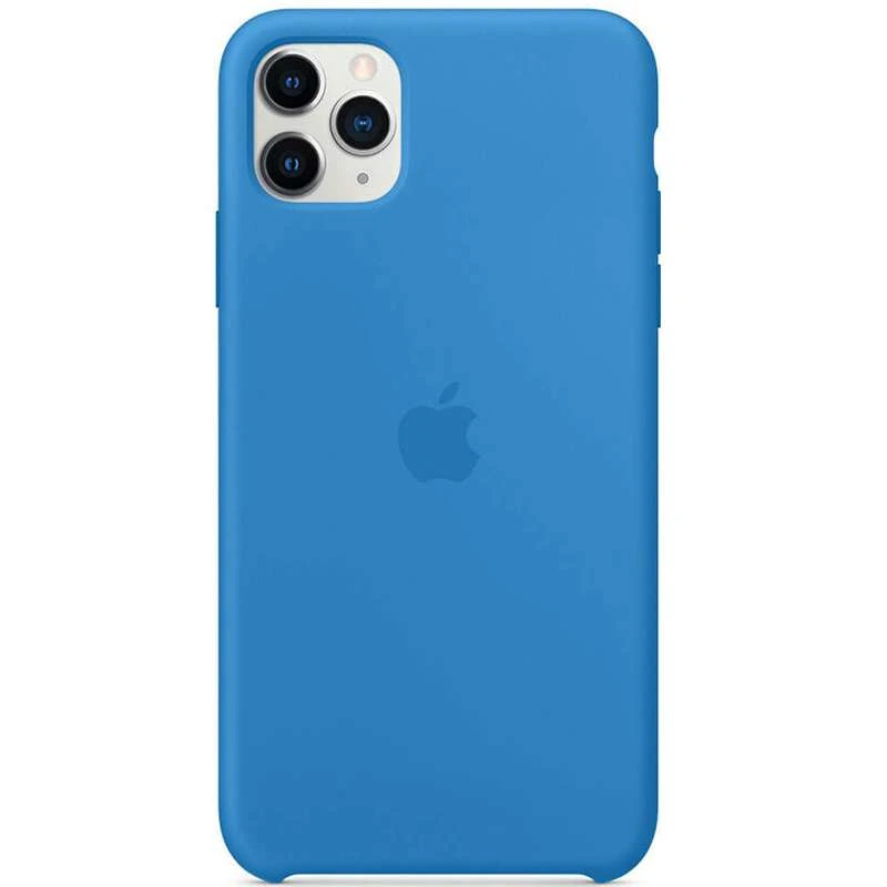 

Чехол Silicone Case Premium для Apple iPhone 11 Pro (5.8") (Синий / Surf Blue), Синій / surf blue