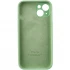 Чехол Silicone Case с защитой камеры для Apple iPhone 13 (6.1") – Зеленый / Pistachio. Фото 5 из 7