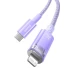 Дата кабель Baseus Explorer Type-C to Lightning 20W with Smart Temperature Control (1m) (CATS01020) – Purple. Фото 5 з 6