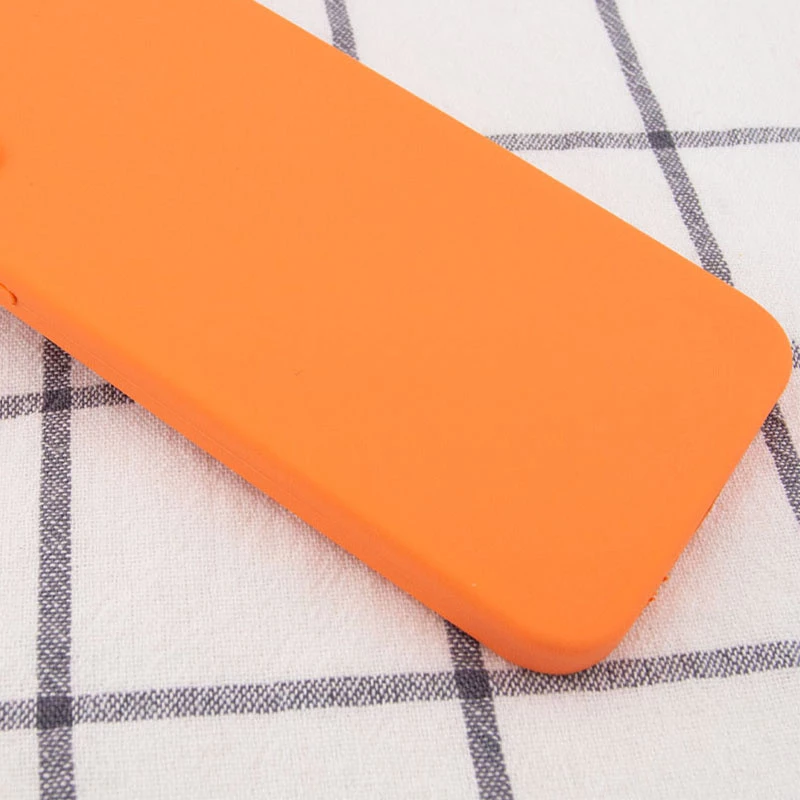 Чохол Silicone Case Square L з захистом камери на Apple iPhone 7 plus / 8 plus – Помаранчевий / Papaya. Фото 2 з 3