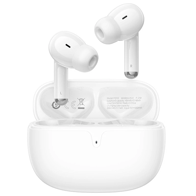 Беспроводные TWS наушники BOROFONE FQ10 Joyful – White. Фото 4 из 4