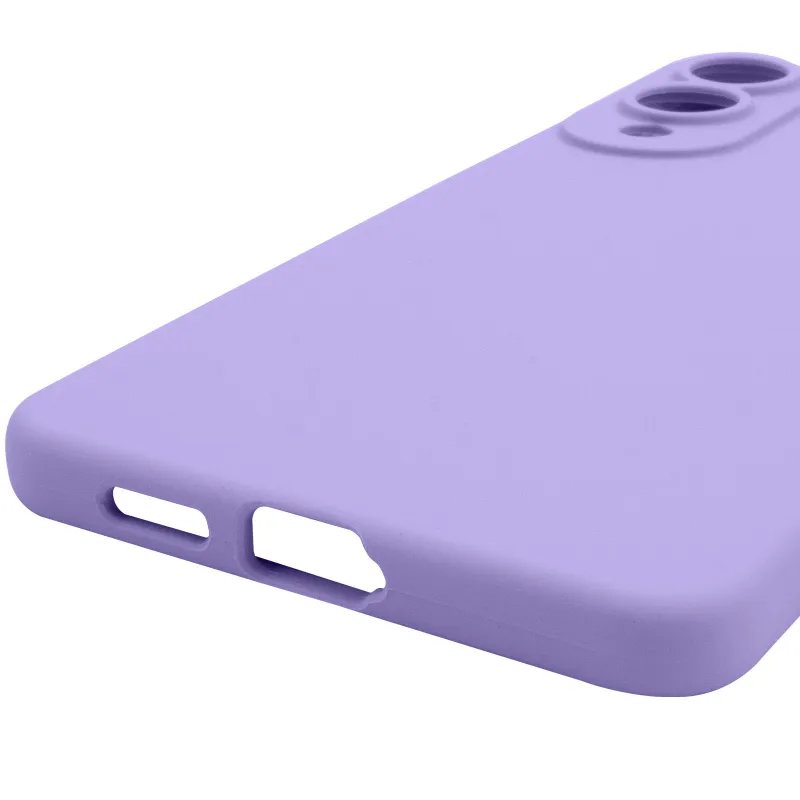 Чехол Silicone Case Lakshmi Premium з закритою камерою на Samsung Galaxy S25 Edge – Сиреневый / Dasheen. Фото 7 из 16
