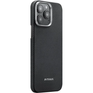 Чехол Aramid Fiber PTK Premium with MagSafe (NFC) для Apple iPhone 15 Pro (6.1") фото 1 з 2