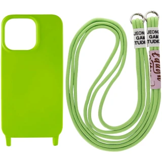 Чохол Cord case з кольоровим ремінцем на Apple iPhone 13 Pro (6.1") фото 1 з 6