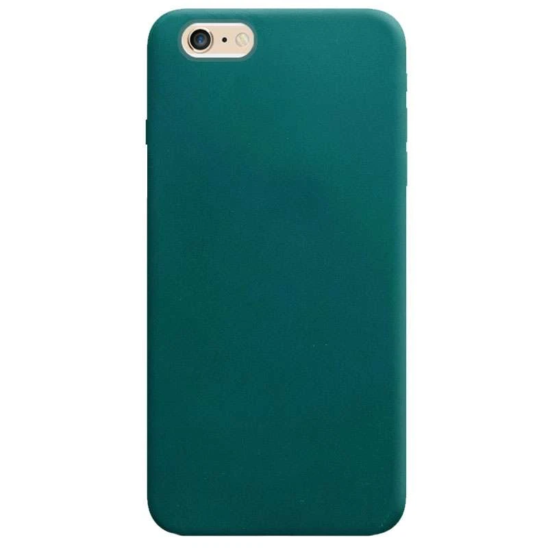 

Кольоровий силіконовий чохол на Apple iPhone 6/6s (4.7") (Зелений / Forest green)