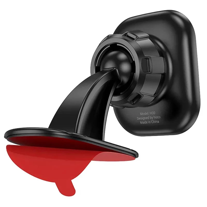 Автодержатель Hoco H30 Brilliant magnetic (center console) – Black. Фото 3 из 5