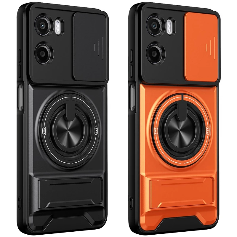 Ударопрочный чехол Camshield StandRing case для Motorola Moto E15 фото 1 из 1