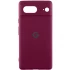 Чехол Silicone Case Lakshmi Premium L с закрытой камерой для Google Pixel 8 – Бордовый / Plum. Фото 2 из 4
