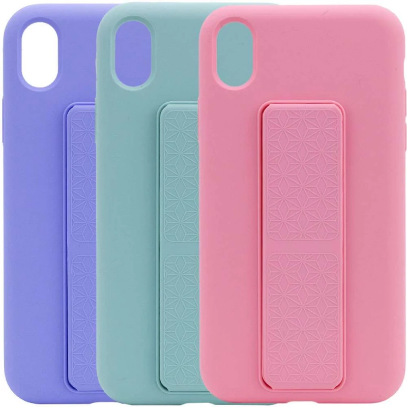 

Чохол Silicone Case з тримачем на Apple iPhone XS Max (6.5")