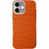 Чохол TPU+PC KVZV Triangular Pattern with Magnetic Fit для Apple iPhone 17 (6.3") – Orange. Фото 1 з 4