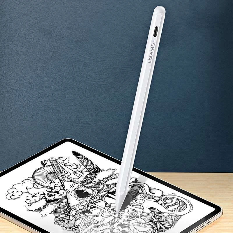 Стилус Usams US-ZB135 Active Touch Screen Capacitive – Білий. Фото 3 з 5