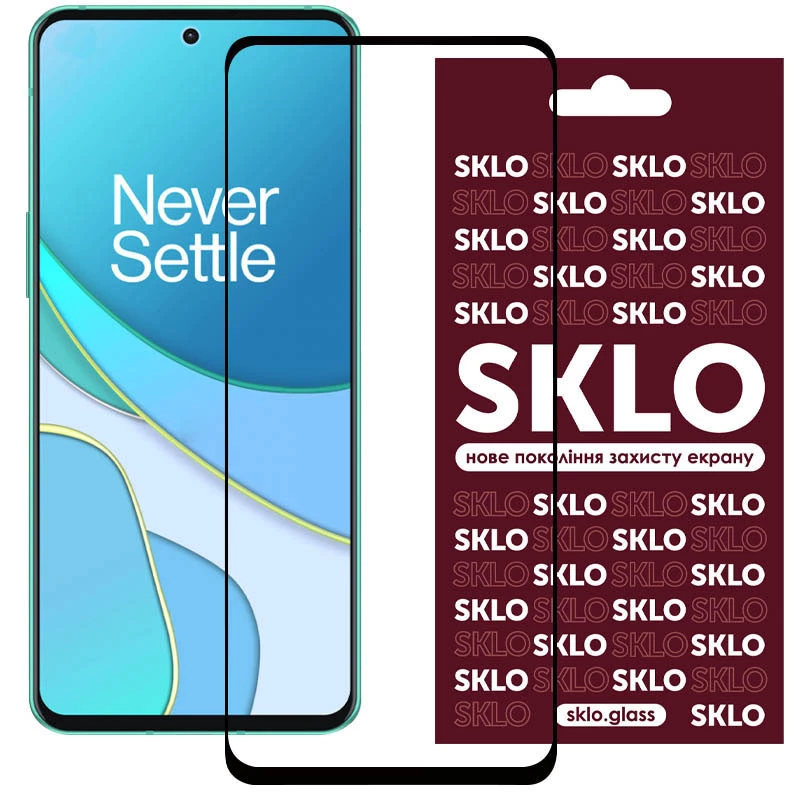 

Защитное стекло SKLO 3D для Realme 10 Pro 5G (Черный), Чорний